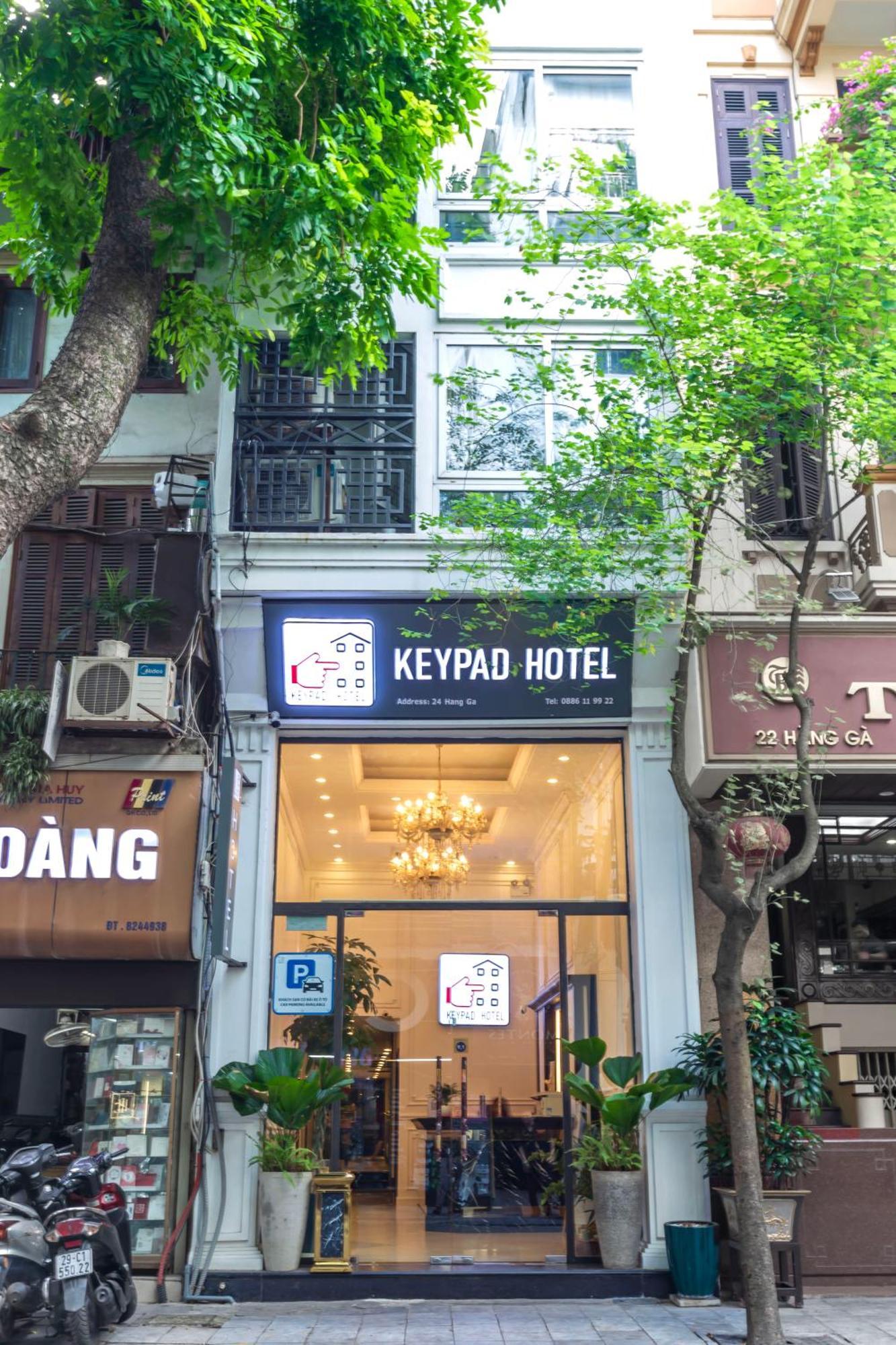 Keypad Hotel - 24 Hang Ga هانوي المظهر الخارجي الصورة